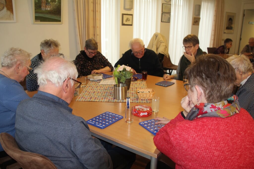 Bingo bij de Zonnebloem, afdeling Zelhem-Halle. Foto: Els Groot Roessink