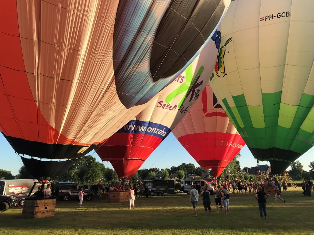 Altijd een indrukwekkend gezicht, opstijgende luchtballonnen. Foto: PR
