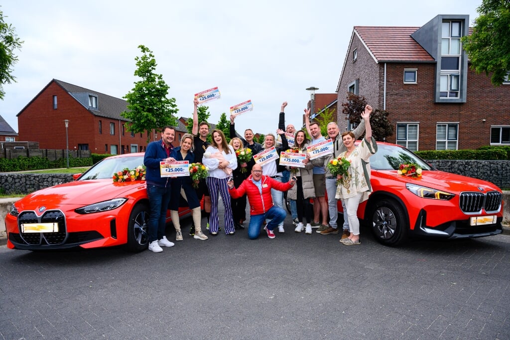 Winnaars van de PostcodeStraatprijs uit Zutphen. Foto: Annemieke van der Togt
