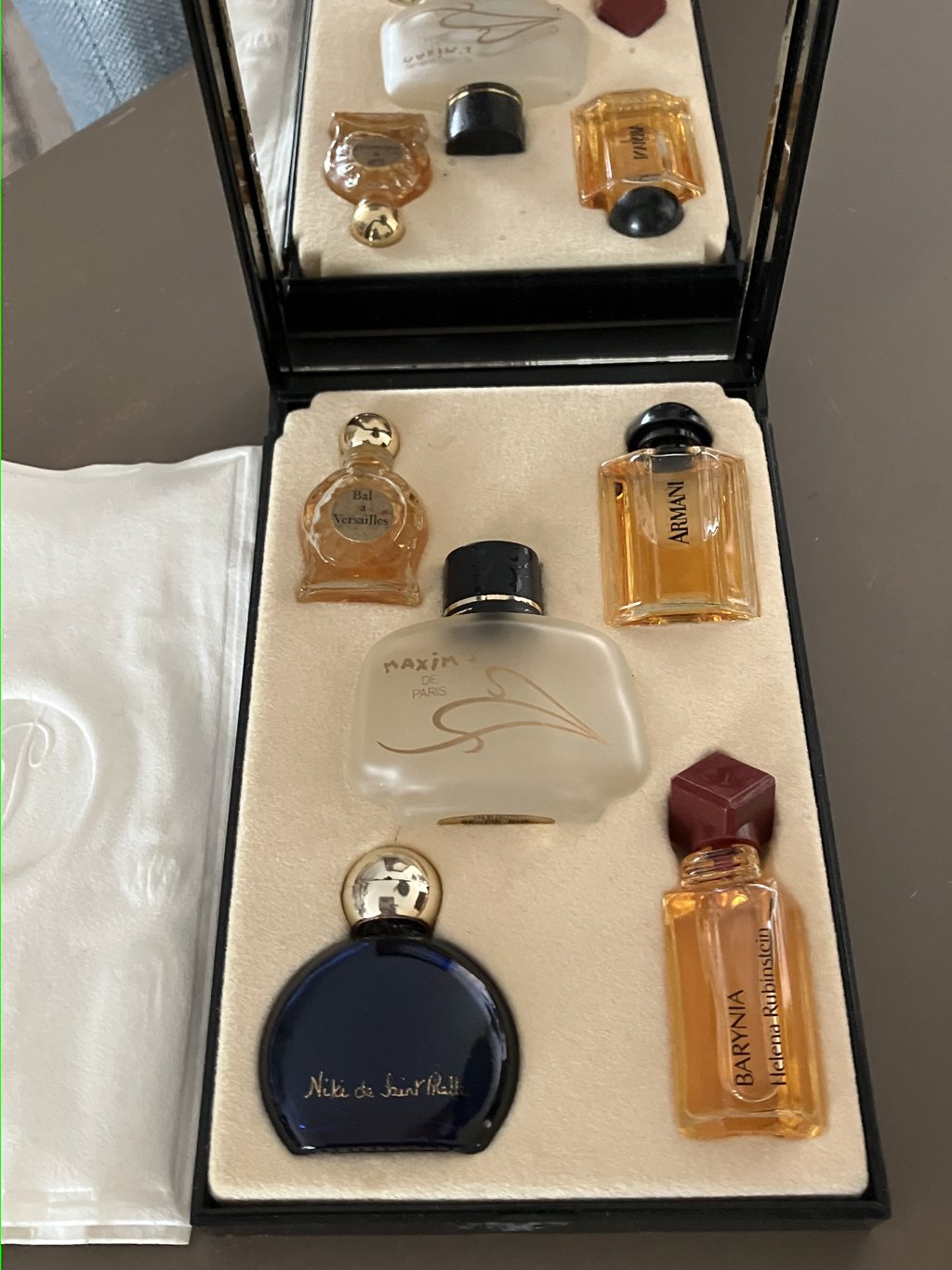 Luxe Vintage parfumbox jaren 80