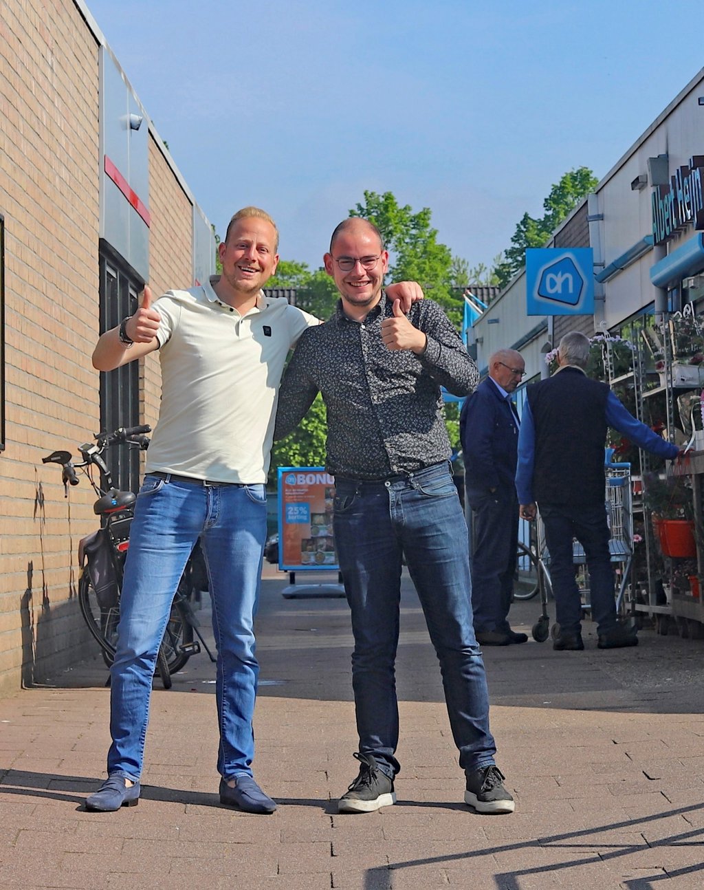 Thijs Bleumink en Björn Grotenhuys. Foto: Sander Grootendorst