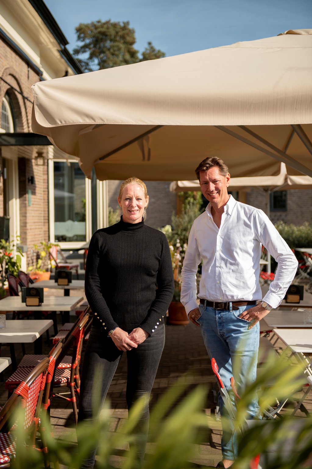 Broer en zus Arjan-Hans en Bieke Guntenaar runnen samen restaurant Trattoria Municipio. Foto: PR