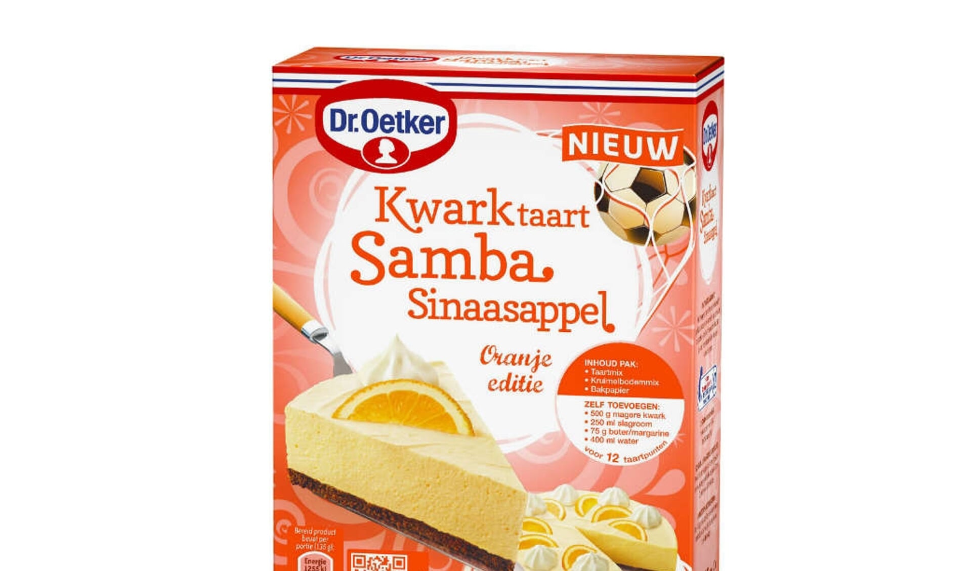 Dr. Oetker Kwarktaart Special Edition Samba Sinaasappel