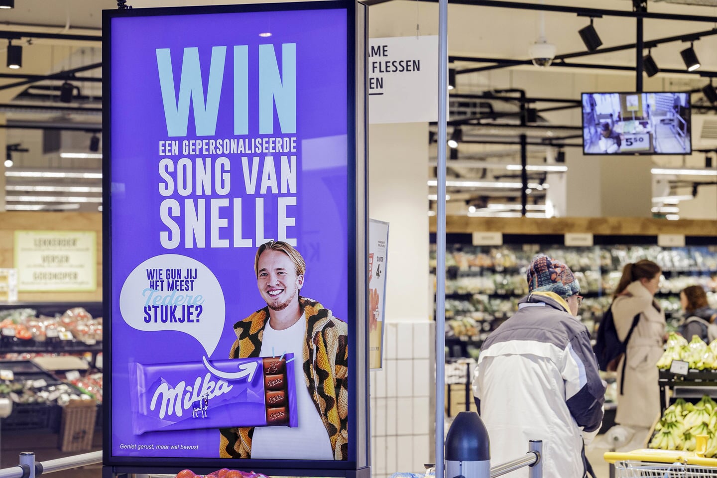 Aansprekende merkactivaties zoals deze van Milka in samenwerking met rapper Snelle zijn het handelsmerk van Mondelez.