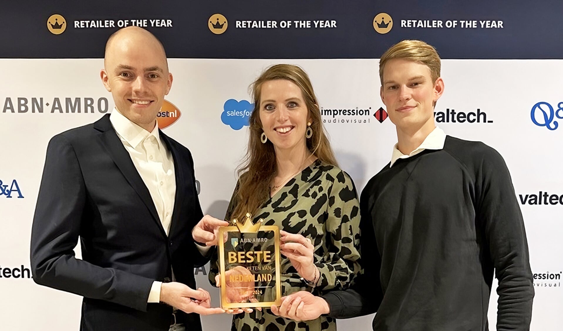 V.l.n.r. Martijn Wester (digital marketing manager), Melissa van Bodegraven (marketing manager) en Daan Zwetsloot (online marketeer).