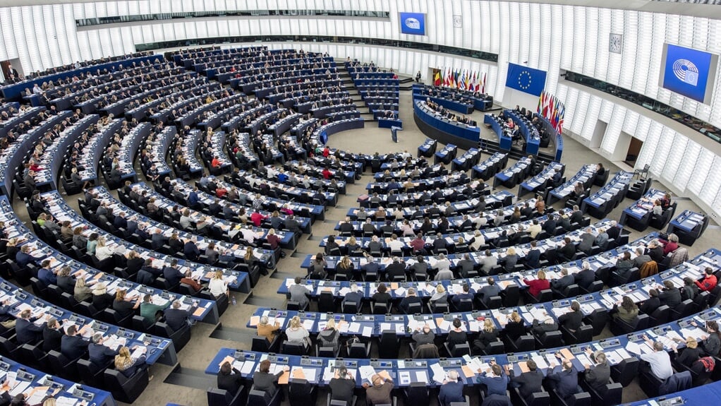 Het Europees parlement in Straatsburg
