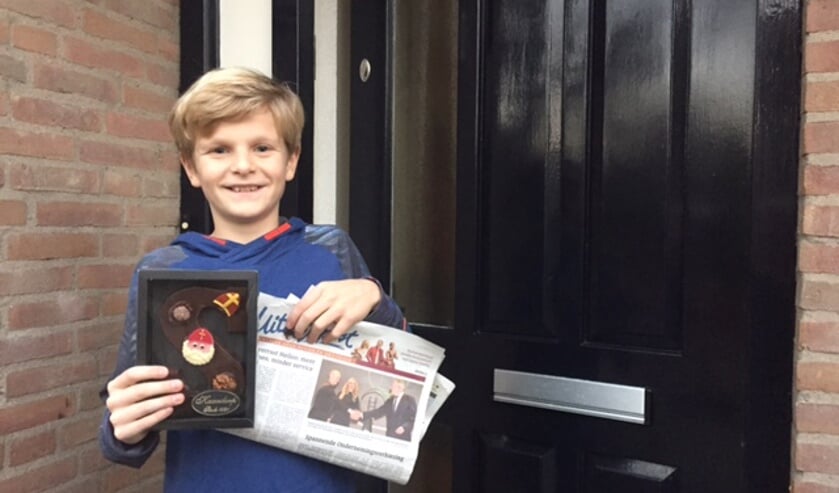 Jeroen Piet is blij met de letter