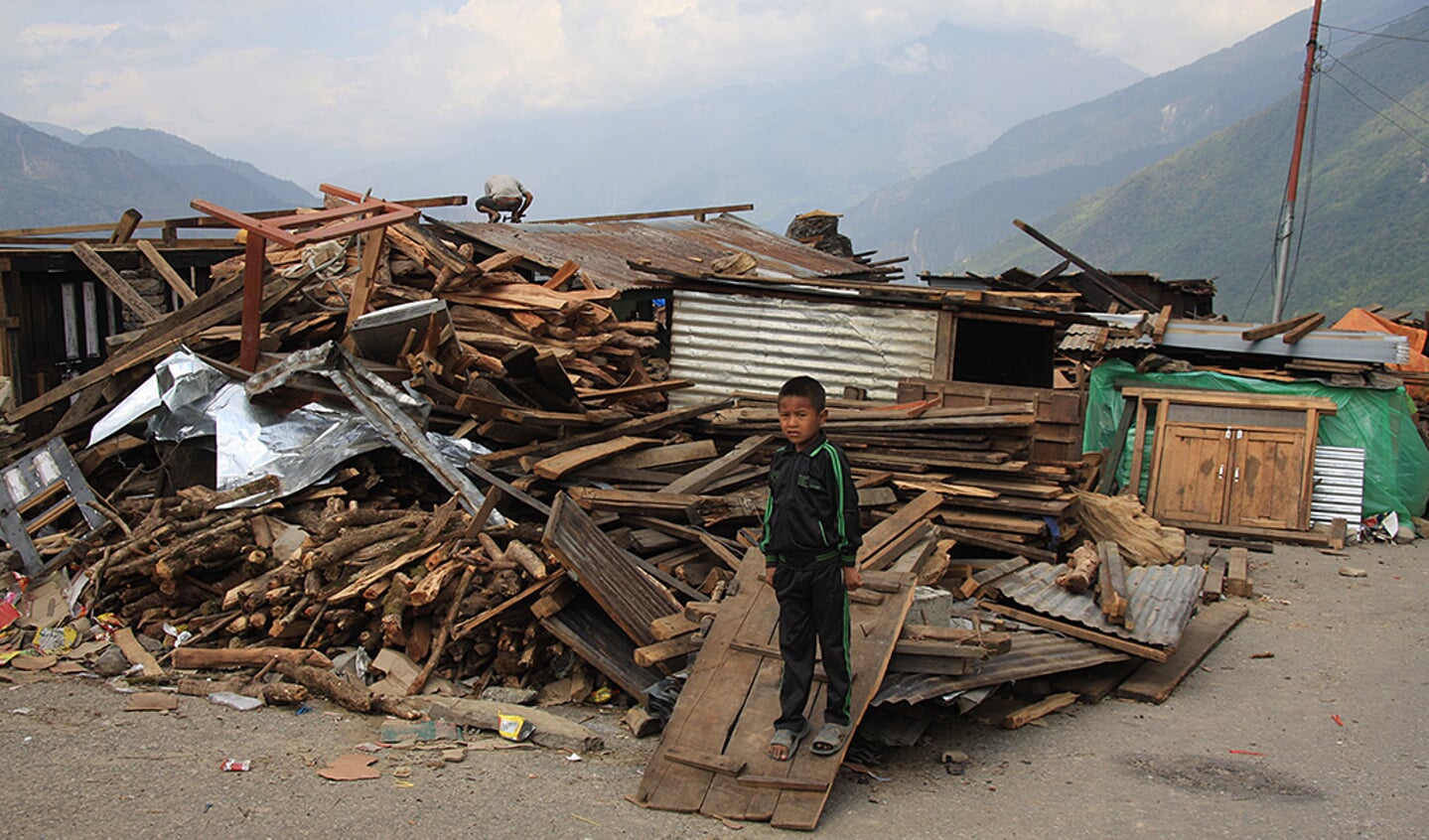De Highlow Rangers willen in november helpen met de wederopbouw van door de aardbeving verwoeste dorp van Sherap Sherpa.