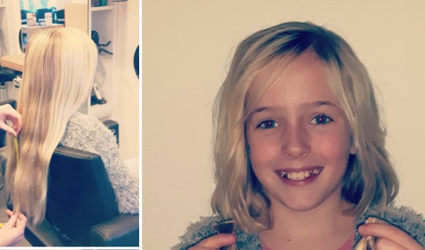Romy met haar lange lokken en leuke korte bob-lijn