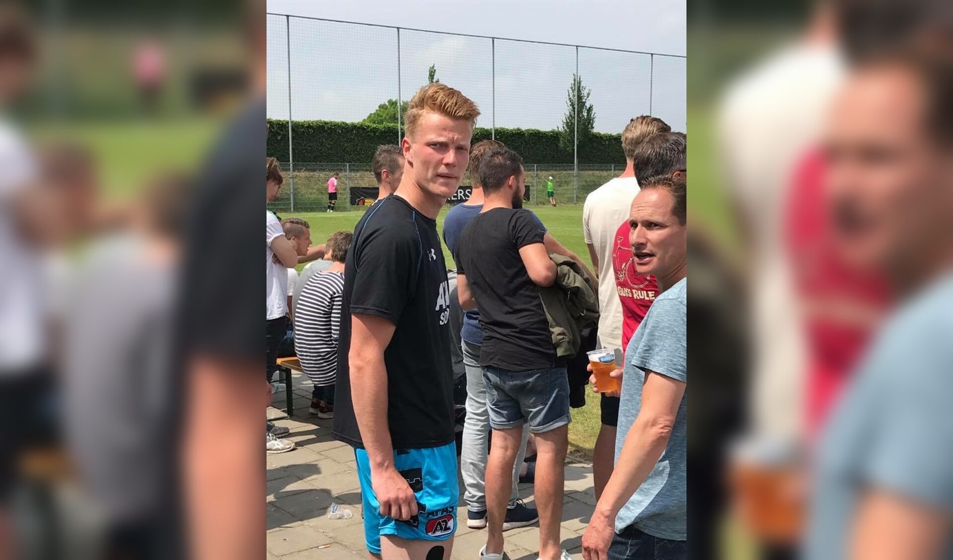 Ferdy Druijf tijdens het jeugdtoernooi van FC Uitgeest. 