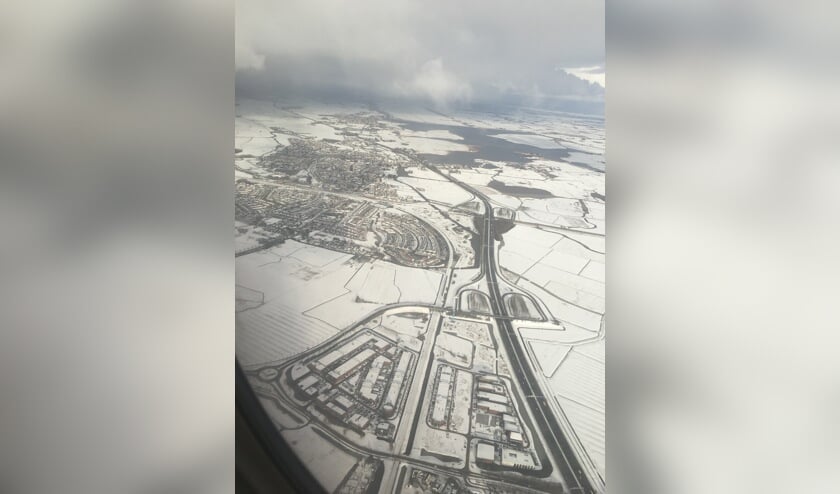 Luchtfoto Uitgeest, december 2017