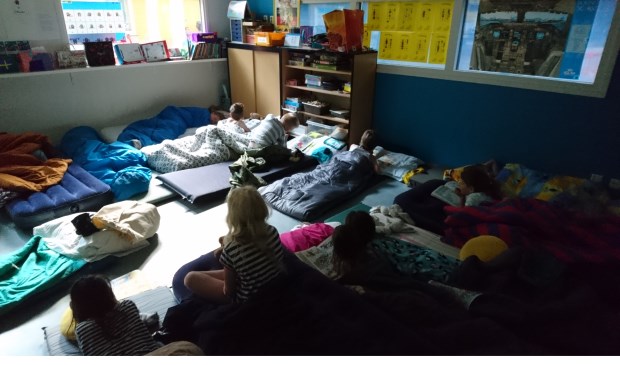 Wakker worden in de klas...