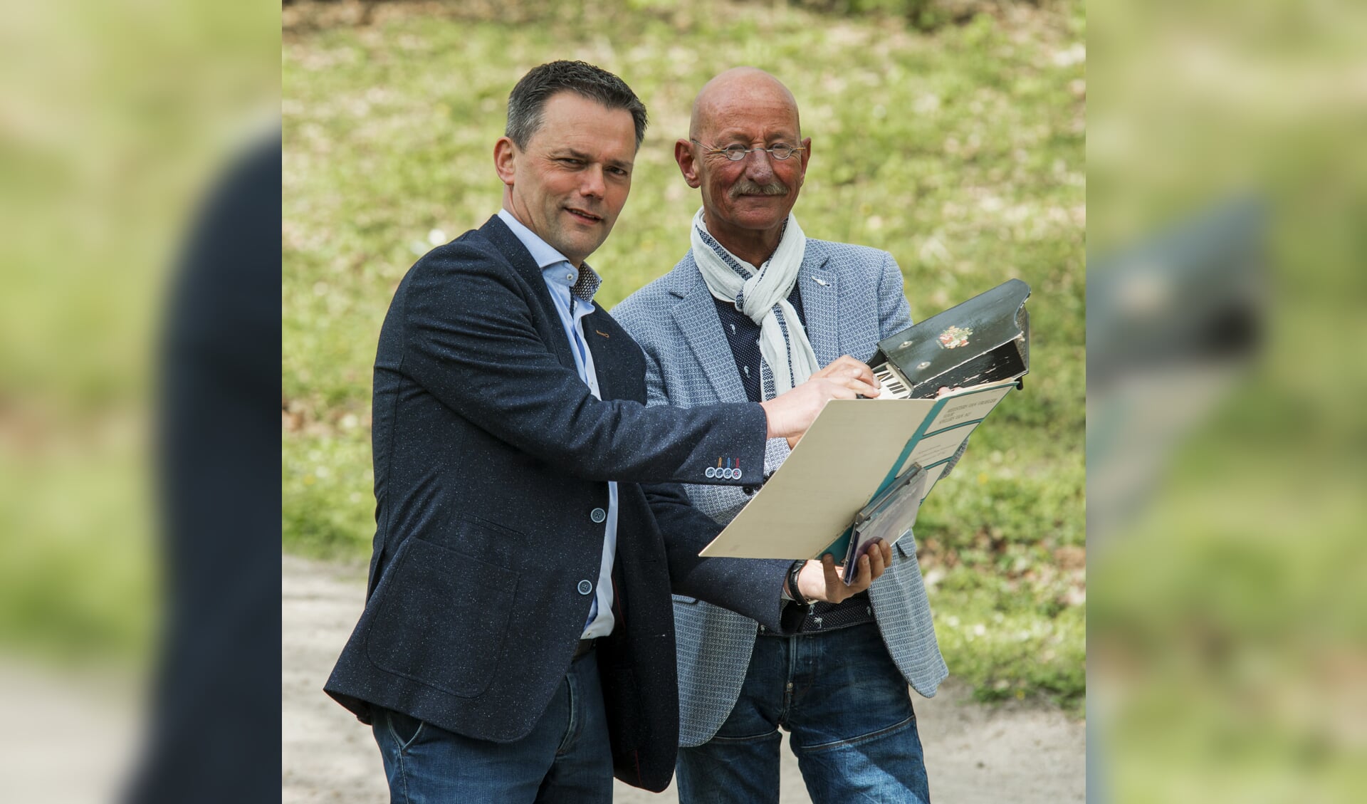 Rechts André van Vliet en links Jan Lenselink
Foto: aangeleverd