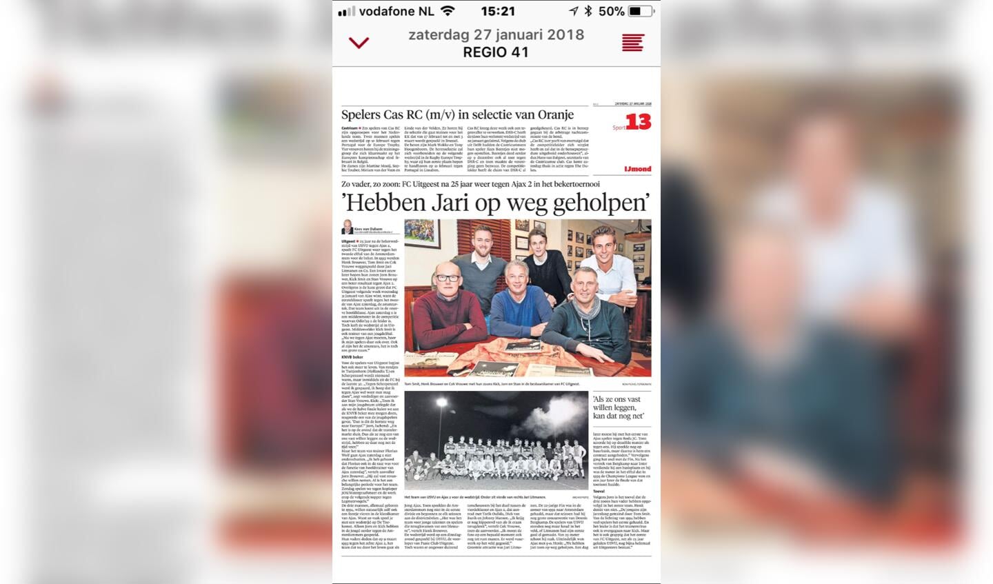 Kennemer Dagblad 27-01-2018