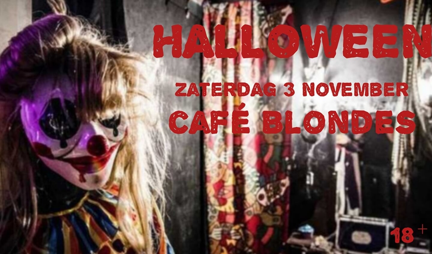 Halloween bij Café Blondes.