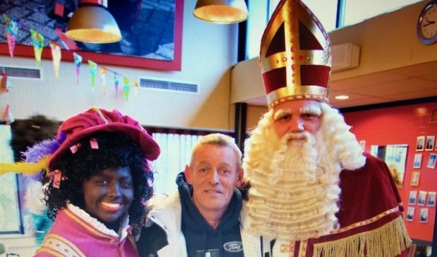 Piet, Edwin Bos en Sinterklaas.