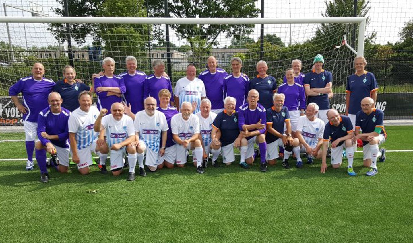 Walking Football team juni 2017