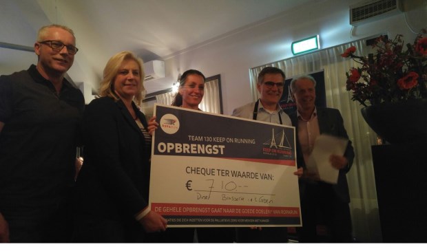 Opbrengst €710.- voor RoPaRun.