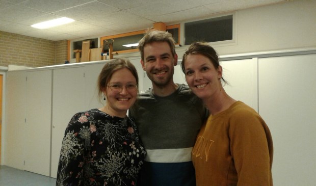 V.l.n.r. Sanne Himmelreich, Pepijn van der Sande en Martina Kaandorp.