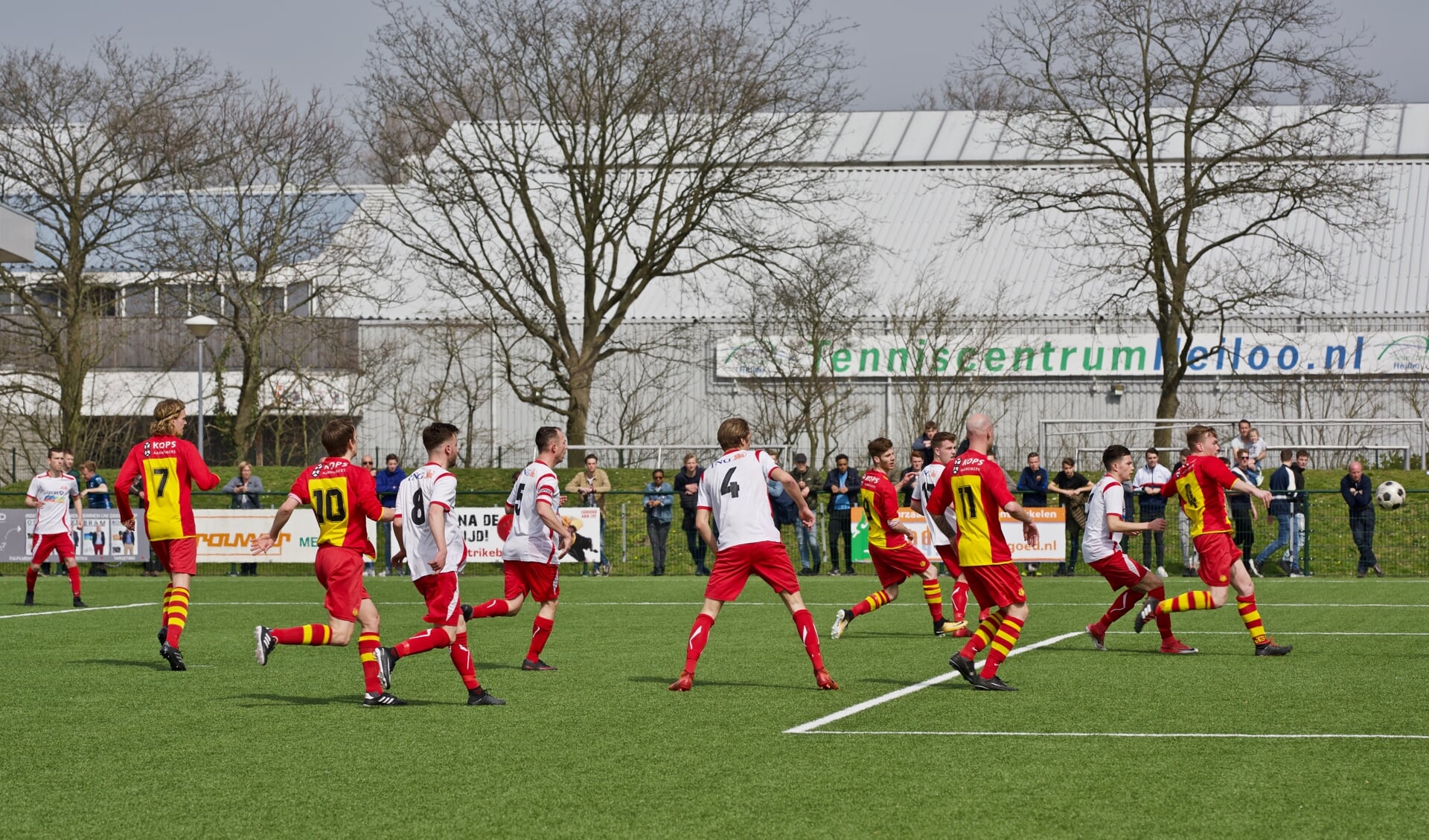 wedstrijd HSV-Foresters op 8-4-2018