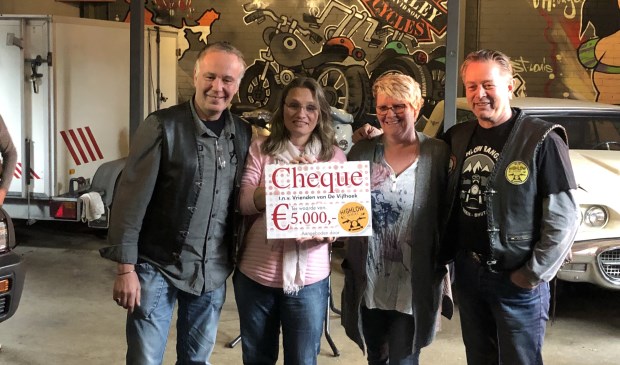 V.l.n.r. Leo Erkamp, Renate Bowra, Diana Bos en Ruud Bruin.
