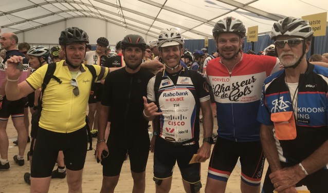 V.l.n.r.: Jeroen Steenhoek, Dennis Bakker, Dimitri Holtman, Dave Blakborn en Willem Blakborn