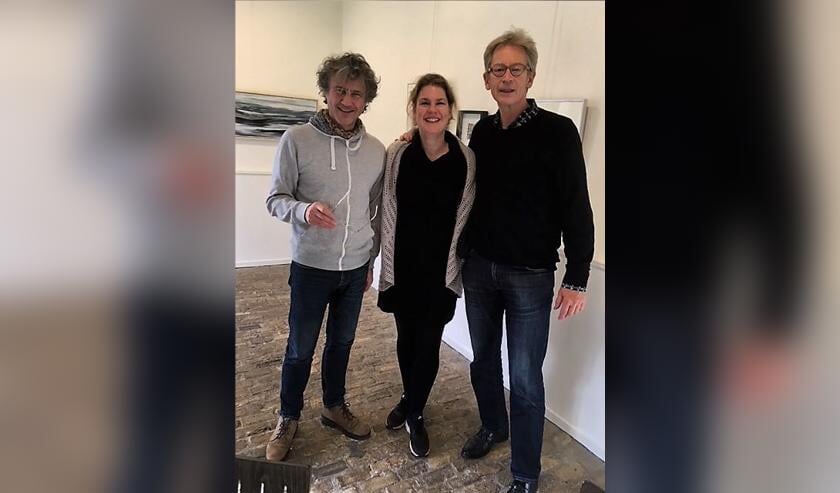 V.l.n.r. Joop Haring, Maartje Blans en Paul Dikker