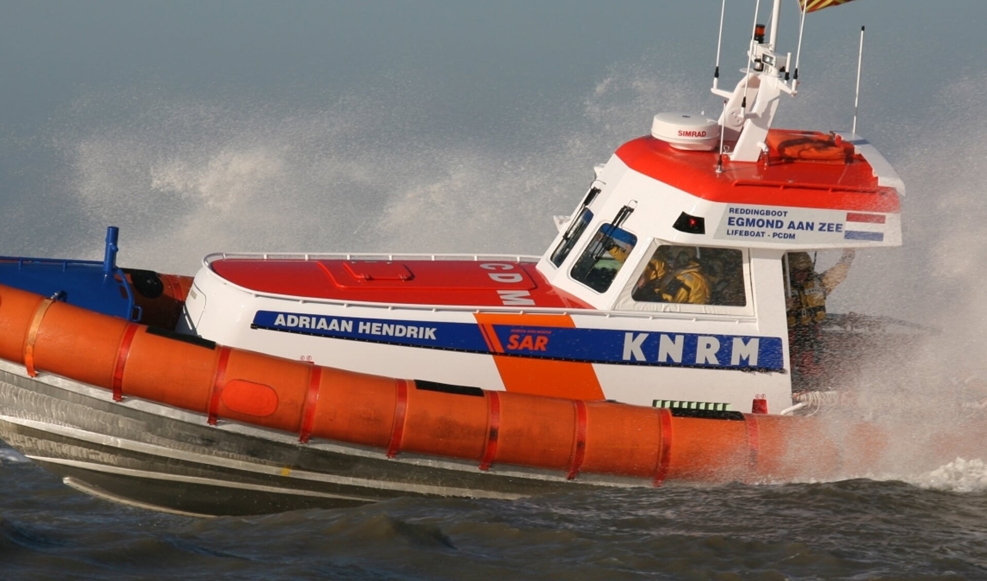 Reddingboot Adriaan Hendrik moest dinsdagnacht in actie komen.