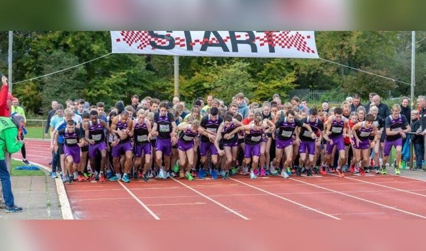 de start van de 2,3 km en 4 km