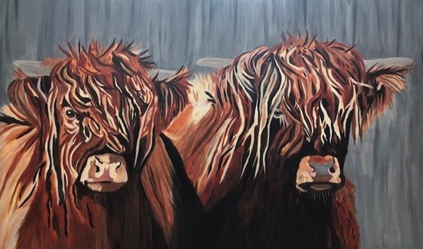 De schilderijen van Wilma Pals, kunst met een knipoog.
