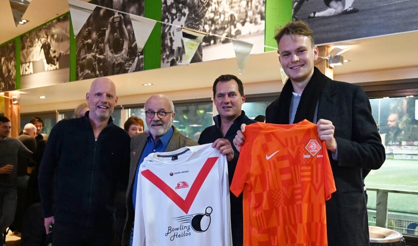 V.l.n.r.: Sjoerd Stoker, Dick Hommes, Marc Niesten, Mitchell Zwart