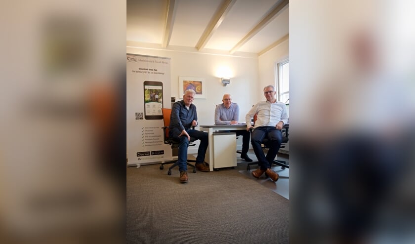 V.l.n.r. Hans Leijen, Erwin de Boer en Edwin Smit.