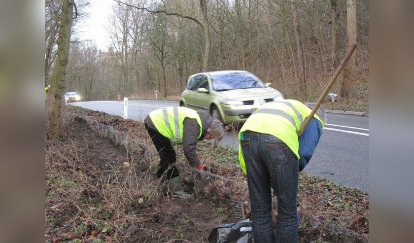 vrijwilligers aan het werk