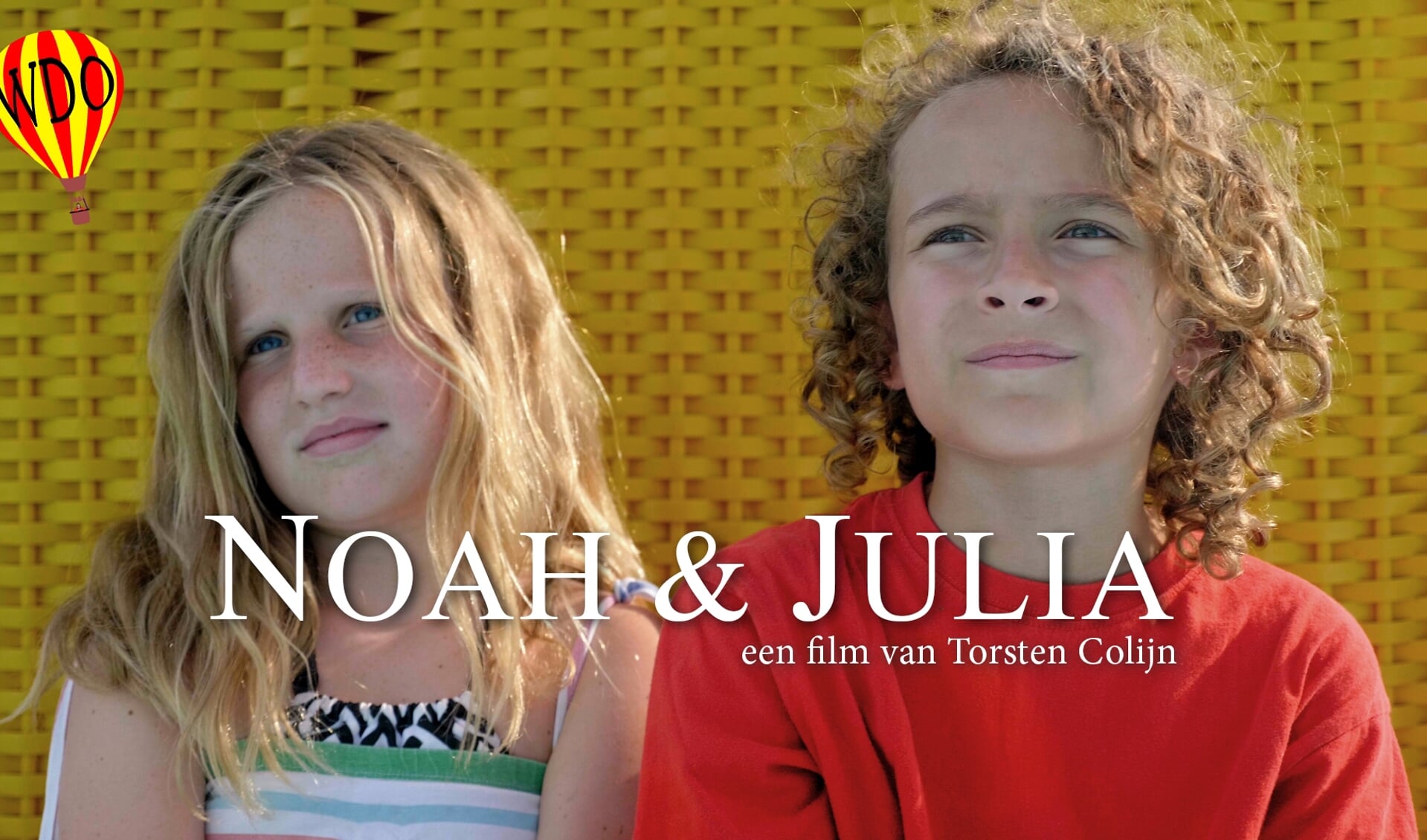 Suzanne van Ginkel (links) en Finn Prazsky (rechts) spelen de hoofdrollen in de film 'Noah & Julia'.