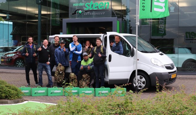 Desai, Nick, Joost, Dylan, Daan, Richie, Kevin. Ook Niek van Papenrecht van Van der Steen en Jan Schoorl van Stichting Kees