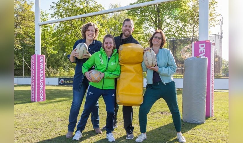V.l.n.r.: Anne-Marie Sjardin, Joyce van Tunen, Gijs Pannekeet en Natalie van der Kolk