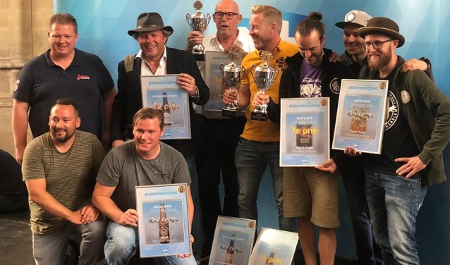 Alle winnaars van de Noord-Hollandse Bierwedstrijd.