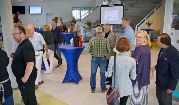 Dick Ramler tijdens zijn afscheidsreceptie.