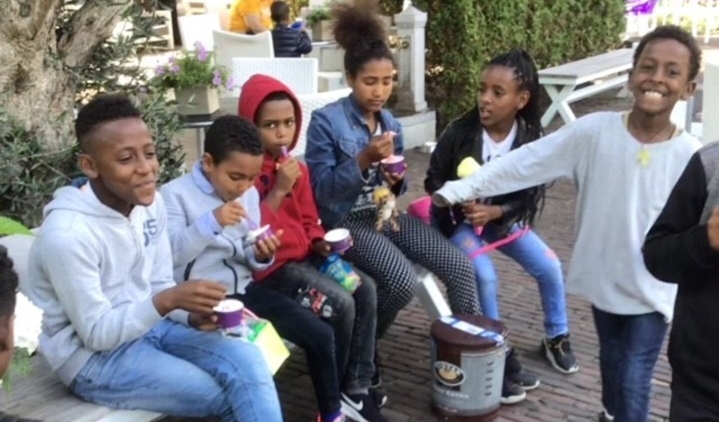 Kinderen zochten én vonden een schat.