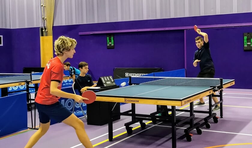 Het tafeltennisseizoen is gestart.