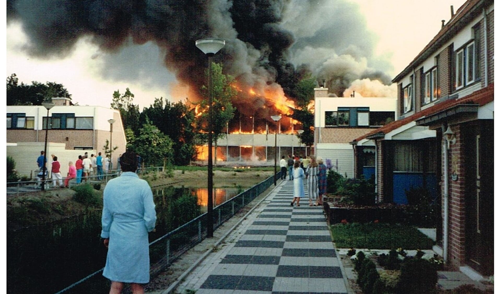 Brand in 1987 in zwembad De Witte Brug