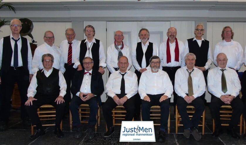 Mannenkoor 'JustMen' heeft een zeer gevarieerd repertoire.