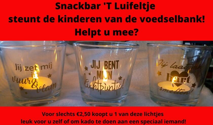 De actie was een succes totdat de overvaller de pot met donaties stal.