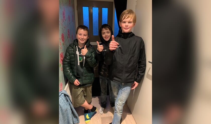 <p>Van links naar rechts Daragh van den Brug, Rijk Adrichem en Thomas van Beek.</p>