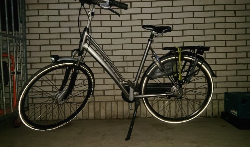 De gestolen fiets.