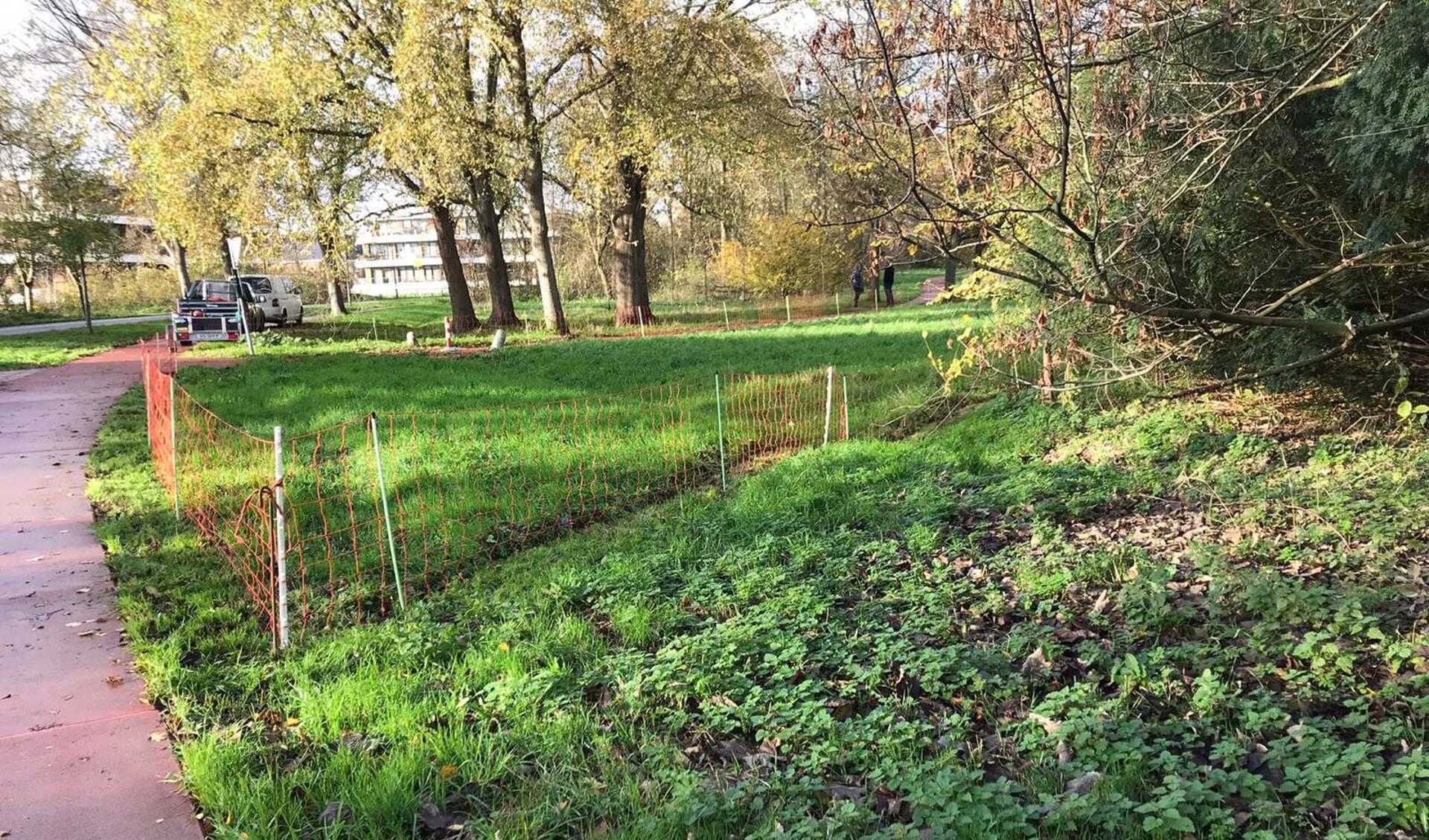 Het Maalwater in afwachting van de schapen. 