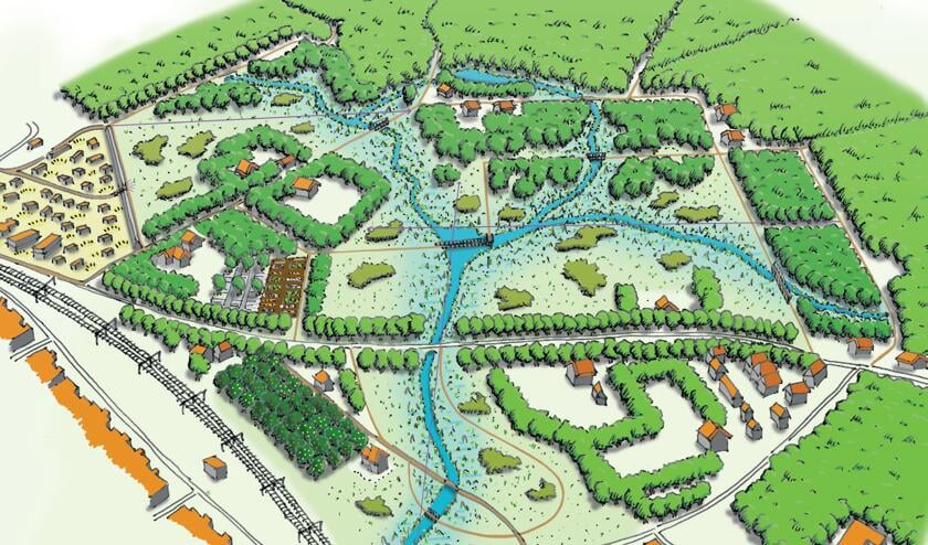 <p>Impressie van de natuurontwikkeling Zanderij Noord.</p>