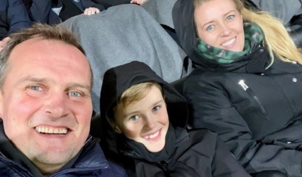 Frans, Luuk en Corinne.