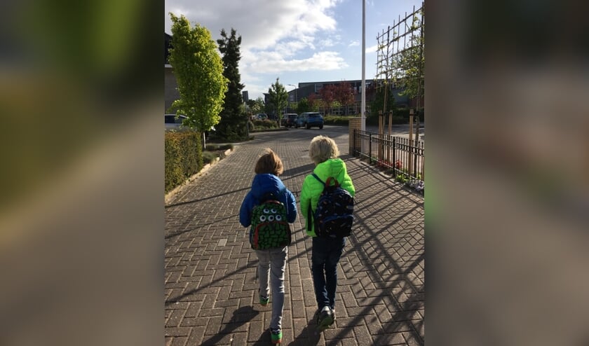 Vince en Dani uit groep 5 en 2 van De Wissel hadden er weer zin in maandag.