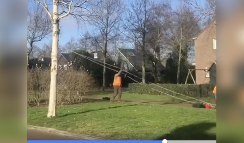Een trekproef.